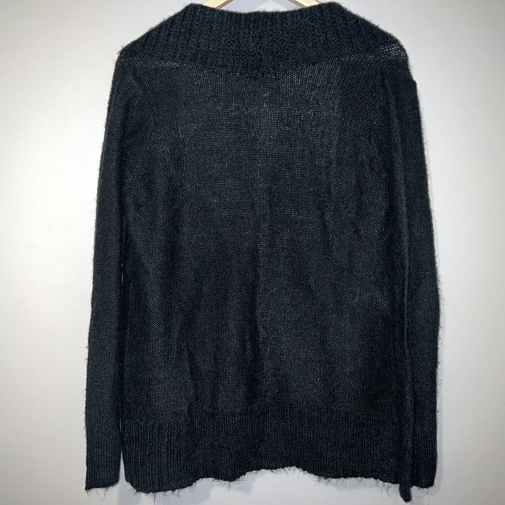 Ambiance Apparel Black Soft Knit Cardigan - Picture 4 of 8